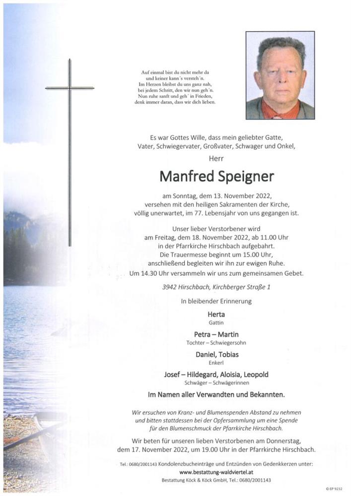 Manfred Speigner